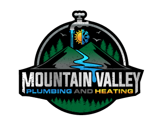 Mountain Valley Plumbing And Heating  logo design by SOLARFLARE