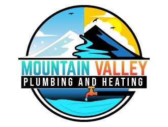 Mountain Valley Plumbing And Heating  logo design by Suvendu