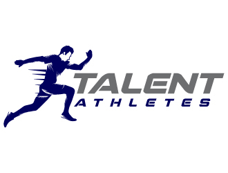 talent athletes logo design by uttam