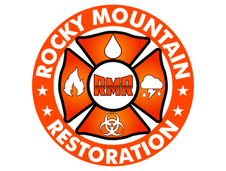 Rocky Mountain Restoration logo design by uttam