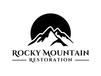 Rocky Mountain Restoration logo design by asyqh