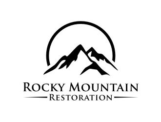 Rocky Mountain Restoration logo design by asyqh