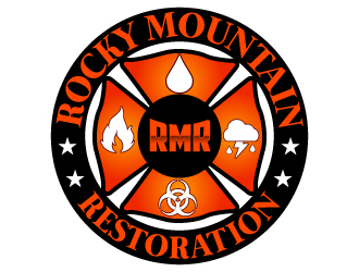 Rocky Mountain Restoration logo design by uttam