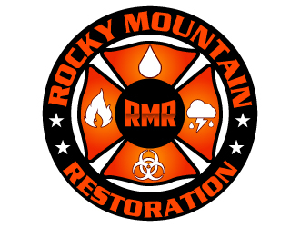 Rocky Mountain Restoration logo design by uttam