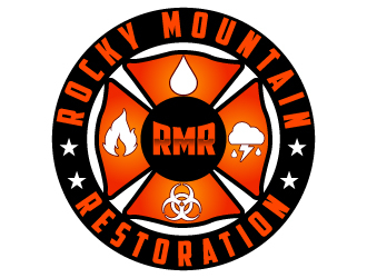 Rocky Mountain Restoration logo design by uttam