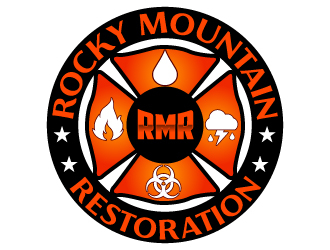 Rocky Mountain Restoration logo design by uttam