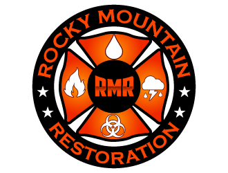 Rocky Mountain Restoration logo design by uttam