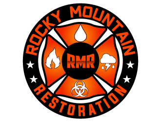 Rocky Mountain Restoration logo design by uttam