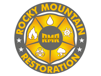 Rocky Mountain Restoration logo design by uttam