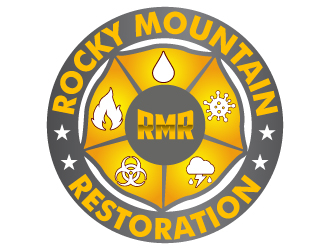 Rocky Mountain Restoration logo design by uttam