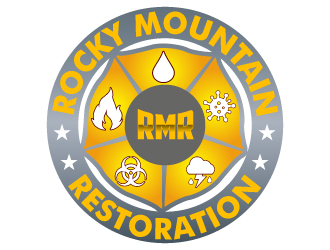 Rocky Mountain Restoration logo design by uttam