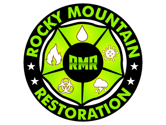 Rocky Mountain Restoration logo design by uttam