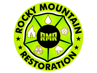 Rocky Mountain Restoration logo design by uttam