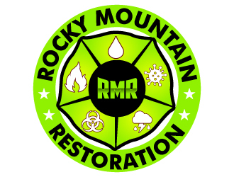 Rocky Mountain Restoration logo design by uttam