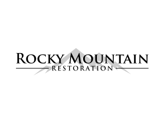 Rocky Mountain Restoration logo design by puthreeone