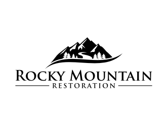 Rocky Mountain Restoration logo design by puthreeone