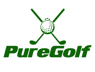 PureGolf logo design by AamirKhan