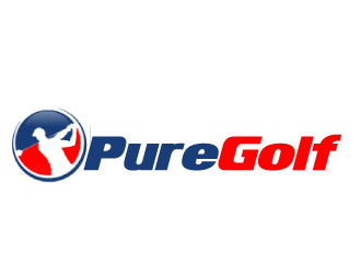 PureGolf logo design by AamirKhan