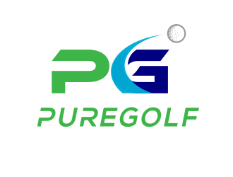 PureGolf logo design by Rossee