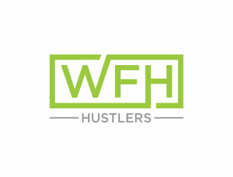 WFH Hustlers logo design by hopee