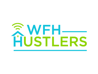 WFH Hustlers logo design by Mirza