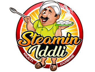 Steamin  Iddli logo design by design_brush