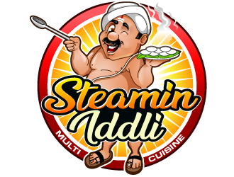 Steamin  Iddli logo design by design_brush