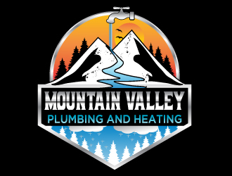 Mountain Valley Plumbing And Heating  logo design by Suvendu