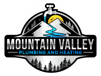 Mountain Valley Plumbing And Heating  logo design by Gwerth