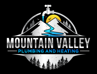 Mountain Valley Plumbing And Heating  logo design by Gwerth