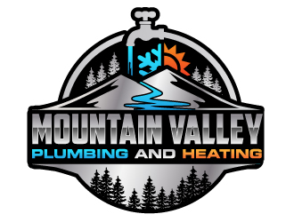 Mountain Valley Plumbing And Heating  logo design by jaize