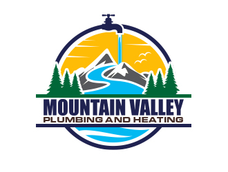 Mountain Valley Plumbing And Heating  logo design by MarkindDesign