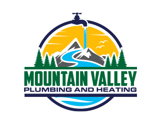 Mountain Valley Plumbing And Heating  logo design by MarkindDesign