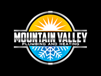 Mountain Valley Plumbing And Heating  logo design by Dhieko