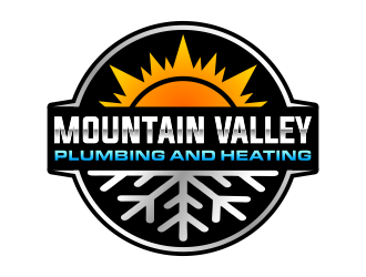 Mountain Valley Plumbing And Heating  logo design by done