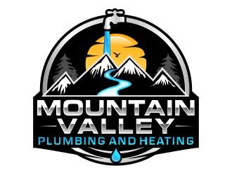 Mountain Valley Plumbing And Heating  logo design by AnandArts