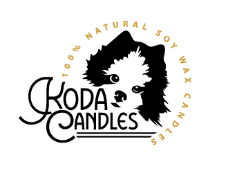 Koda Candles  logo design by dasigns