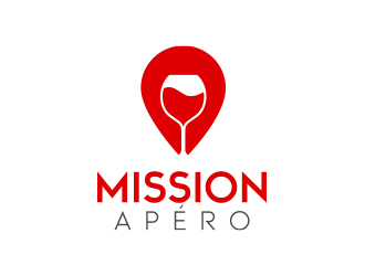 Mission Apéro logo design by MarkindDesign