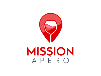 Mission Apéro logo design by MarkindDesign