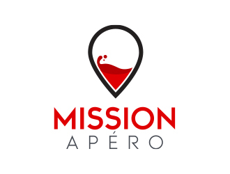 Mission Apéro logo design by MarkindDesign