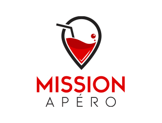 Mission Apéro logo design by MarkindDesign