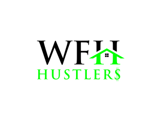 WFH Hustlers logo design by vostre