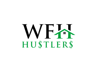 WFH Hustlers logo design by vostre