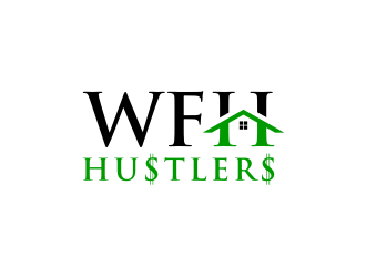 WFH Hustlers logo design by vostre