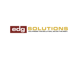 Edg Solutions logo design by GassPoll