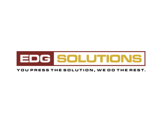 Edg Solutions logo design by GassPoll