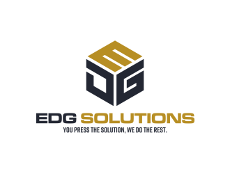 Edg Solutions logo design by GassPoll