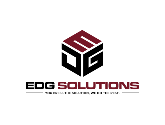 Edg Solutions logo design by GassPoll