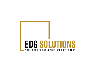 Edg Solutions logo design by GassPoll