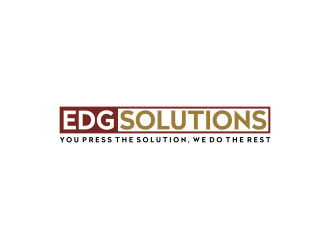 Edg Solutions logo design by RIANW